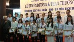 Học sinh THPT Chuyên Thái Bình dự Lễ tuyên dương và trao thưởng cho các học sinh giỏi quốc gia môn Sử năm 2016
