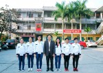 Ảnh các đội tuyển học sinh giỏi Quốc gia của trường THPT Chuyên Thái Bình năm học 2013-2014.