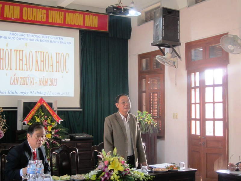 Hội thảo khoa học các trường THPT Chuyên khu vực Duyên hải & Đồng bằng Bắc Bộ lần thứ VI – năm 2013 tại Thái Bình