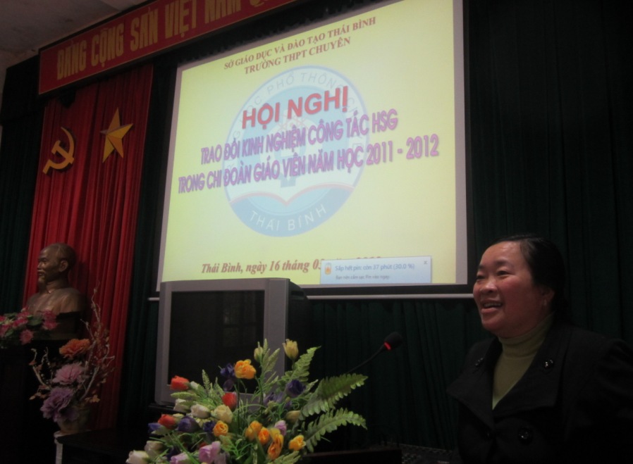 Cô Nguyễn Thị Tỵ - CN Đội tuyển Địa lý
