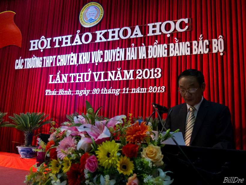 Lời chào mừng Hội thảo khoa học các trường THPT Chuyên khu vực Duyên hải & Đồng bằng Bắc bộ lần thứ VI – tại Thái Bình