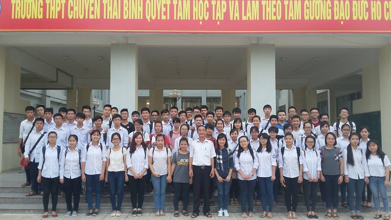 Thầy Hiệu trưởng gặp mặt học sinh các đội tuyển HSG Quốc gia năm học 2015-2016