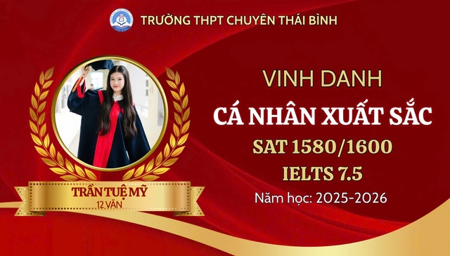 🏆 VINH DANH NHỮNG "GƯƠNG MẶT VÀNG" ĐẠT THÀNH TÍCH XUẤT SẮC TRONG KỲ THI  SAT VỪA QUA